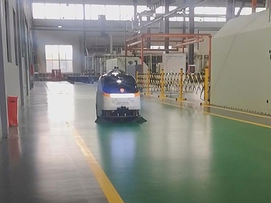別家還在人海清掃，坦力大型掃地機器人已 “一騎絕塵”